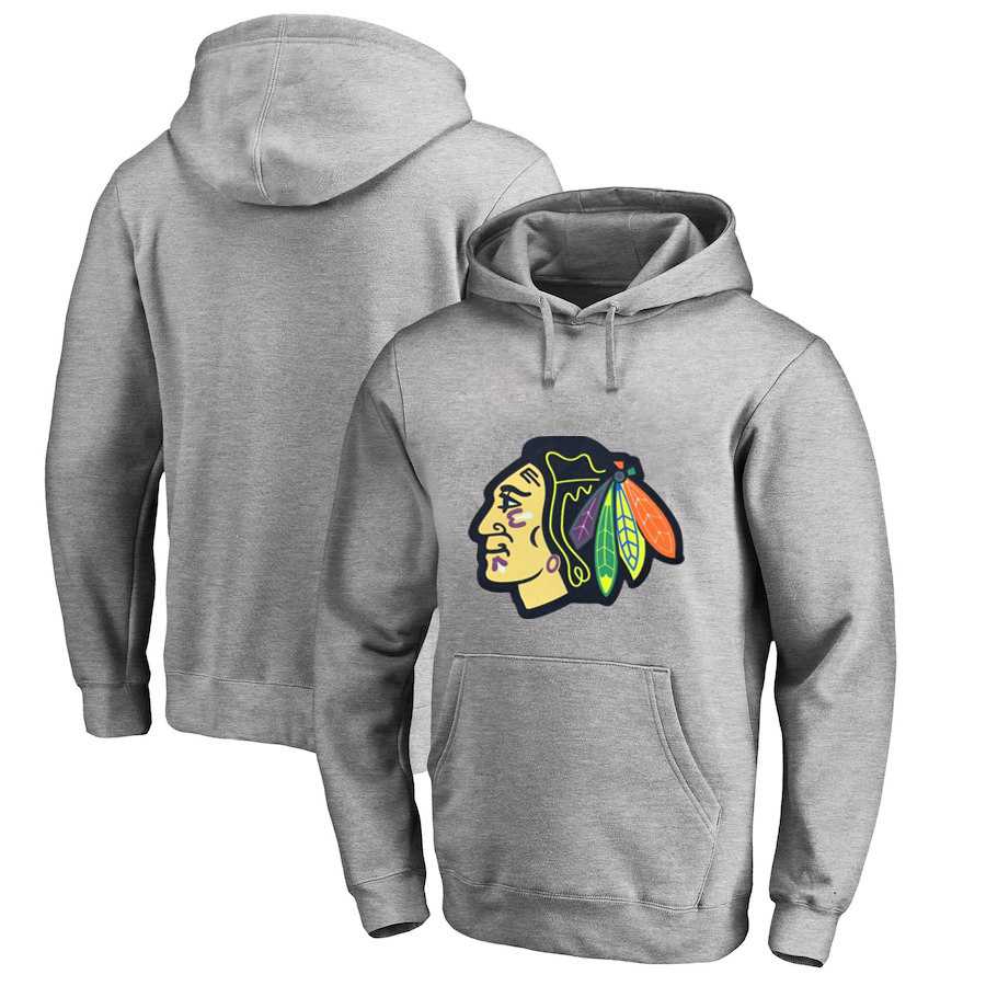 Chicago Blackhawks Gray All Stitched Pullover Hoodie,We sell and wholesale Chicago Blackhawks Gray All Stitched Pullover Hoodie on line form chian!